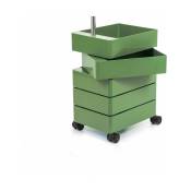 Caisson sur roulettes 5 tiroirs vert 360° Container