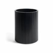 Corbeille à papier Roller Max / Acajou - Ø 28 x H 35 cm - Ethnicraft noir en bois