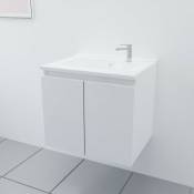 Cuisibane - Meuble simple vasque proline 60 cm - Blanc
