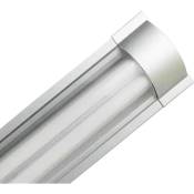 Luminaire fluorescent 2x18W T8 Tubes G13 2600lm 4000K Aluminium 7hsevenon Aluminium