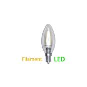 Millumine - Ampoule Filament Led E14 4 w Flamme Blanc