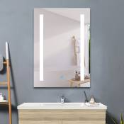 Miroir 50 x 70 cm miroir de salle de bain anti-buée,