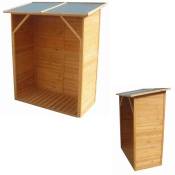 Mucola - xxl bois étagère pour bois de chauffage,
