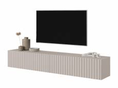Selsey telire - meuble tv 175 cm - gris-beige