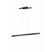 Suspension Moderne Double Luminaire Led Belfast Anthracite