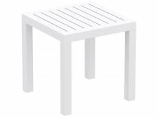 Table click-clack 450x450 (ocean) - resol - blanc -