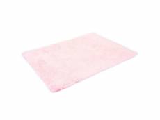 Tapis hwc-f69, shaggy tapis à poils longs, tissu/textile doux et moelleux 200x140cm ~ rose