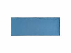Tête de lit 160 x 6 x 60 cm tissu synthétique bleu