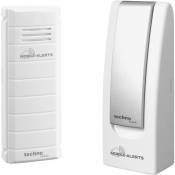Thermomètre radiopiloté numérique Techno Line Mobile Alerts MA 10001 + Gateway blanc