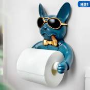 Universal Porte-papier toilette, image chien toilette