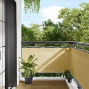 Vidaxl - cran de balcon sable 75x800 cm 100% polyester