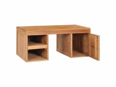 Vidaxl table basse 90x50x40 cm bois de teck massif