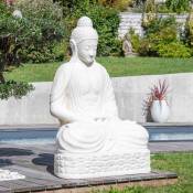 Wanda Collection - Statue jardin bouddha assis fibre