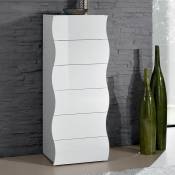 Web Furniture - Commode design de chambre 6 Tiroirs