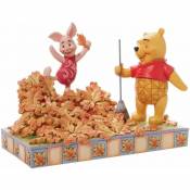Winnie L'ourson - Figurine et Porcinet - Journée d'automne