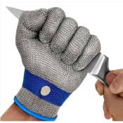 24.5x10.5x9.5cm)Gants Anti Coupure gants Protection Haute Performance Niveau 5 Gant Cuisine Anti Coupure Gants de Travail pour Découpe de