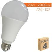 Ampoule led A70 E27 20W 2000LM Blanc Froid 6500K -
