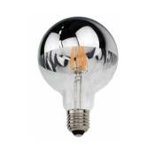 Ampoule led E27 Filament 7W G95 Avec Reflet - Argent