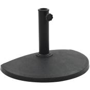 Furniture Limited - Socle demi-rond de parasol Polyrésine 9 kg
