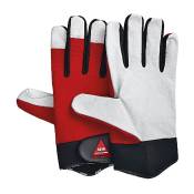Gants universels Power Grip iii, Taille L=10 - Rouge/blanc