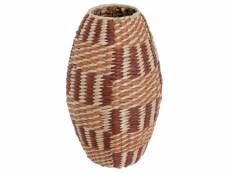 Grand vase de fibre de roseaux 40 cm