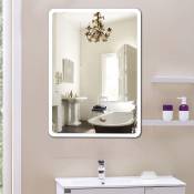 Hofuton Miroir de salle de bain - led à commande tactile