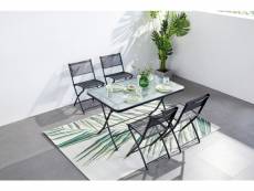 Mahon - table de jardin et 4 chaises
