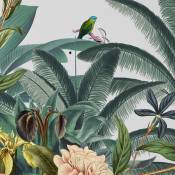Papier peint panoramique jungle forêt tropicale Zen