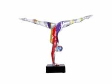 Paris prix - statue design "athlete" 64cm multicolore