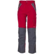 Planam - Pantalon Plaline rouge/ardoise Taille 50 - rot