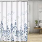 Rideau de douche Nouveau Florale bleu et gris aquarelle de salle de bain florale rideau rideau rideaux rideaux de salle de bain rideau douche maison