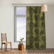 Rideaux - Tropical Leaf Mix - Olive Green Dimension