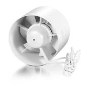 Rohrventilateur Ventilateur de conduit ventilateur de conduit d'échappement ventilateur de ventilateur de ventilateur de 150mm avec roulement à huile