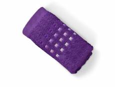 Serviette invité 33x50 cm pure squares violet 550 g/m2