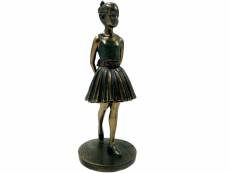 Statuette danseuse de collection aspect bronze 20 cm