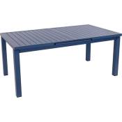 Table en aluminium extensible 8 à 10 personnes Santorin - Gris bleuté