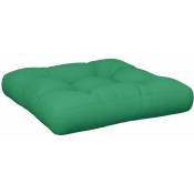 Vidaxl - Coussin de palette vert 58x58x10 cm tissu Green