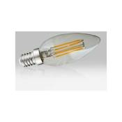 Vision-el - Ampoule led 4W cob Flamme Filament E14