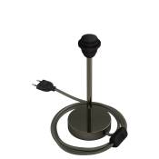 Alzaluce pour abat-jour - Lampe de table en métal 20 cm - Perle noire - Perle noire