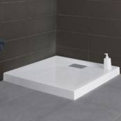Aqua Product Europe - Receveur douche carré Blanc extra plat 80 cm - Kinecompact 3046151
