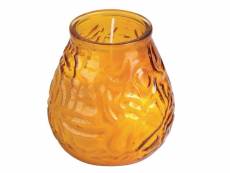 Bougies vénitiennes ambre - boite de 12 - - verre
