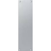 Contre-plaque aluminium pour porte palière - Borgne - Finition argent - Duval