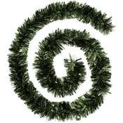 Fééric Lights And Christmas - Guirlande de Noël large 10 cm Vert mixte brillant et mat Longueur 2 mètres - Feeric Christmas - Vert Clair
