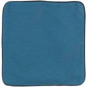 Homemaison - Housse de coussin en poly/lin Bleu Foncé 40x40 cm - Bleu Foncé