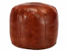 Joli meubles categorie douchanbé pouf 40 x 35 cm brun