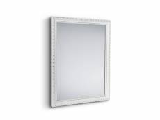 Lola - miroir avec cadre - blanc - 34x45cm