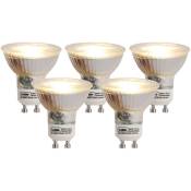 Luedd - Lot de 5 lampes led GU10 3W 230 lm 2700K