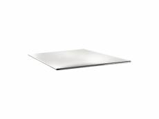 Plateau de table carré 700 mm - smartline blanc