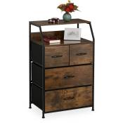 Relaxdays - Commode style industriel, hlp : 96,5 x