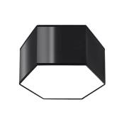Sollux - Sound de lampe de plafond 15 pvc noir 40W l: 30,5 cm b: 26,5 cm h: 15,5 cm Dimmable